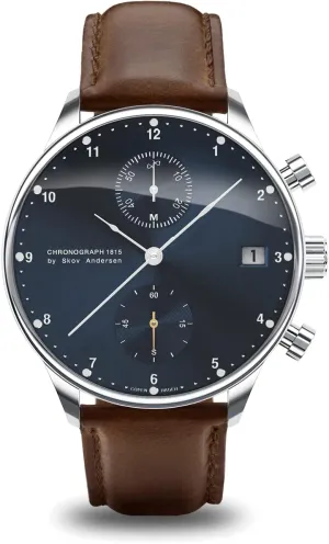 Watch, Stainless Steel, Analog, Waterproof urge desirability unseen 1815 Chronograph Mens 