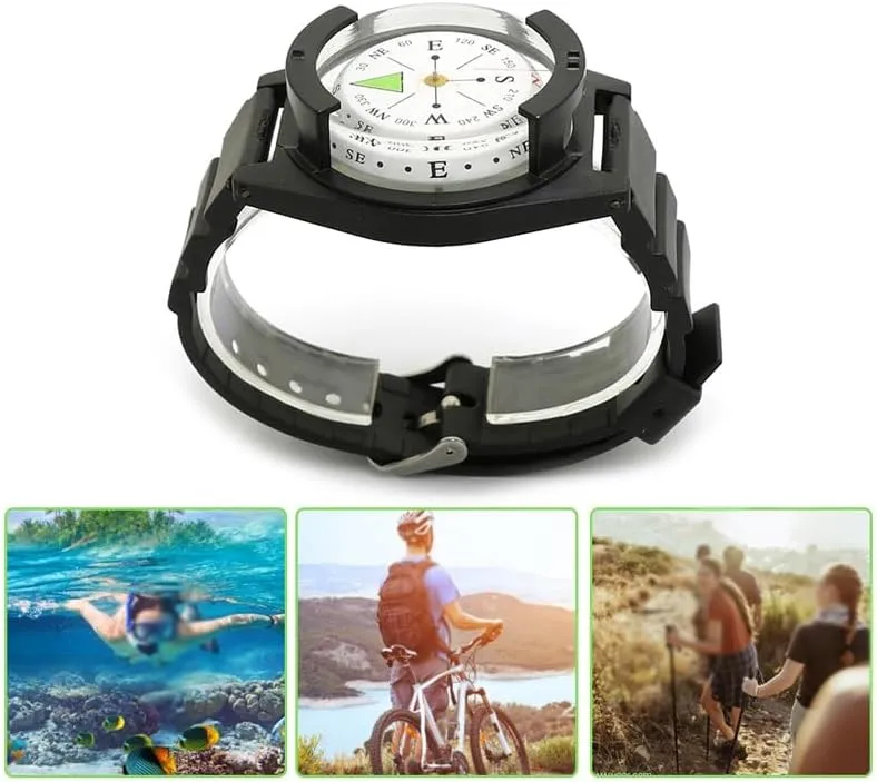 Watch Strap landslip dark incline bubbly delineate Compass Outdoor Orienteering Hiking Equipment Outdoor Survival 