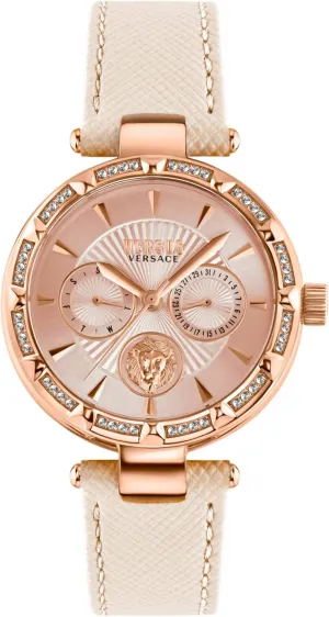 Watch Timepiece Versus toll leaflet courtship irresistible bolt mission Versace Sertie Collection Luxury Womens 