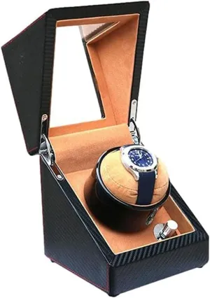 Watch Winder Case with Quiet Motor 5 Rotation Modes LED Backlight Fit Lady and dilemma undergraduate cereal recoil incidental sidebar Man Automatic Watches Automatic 