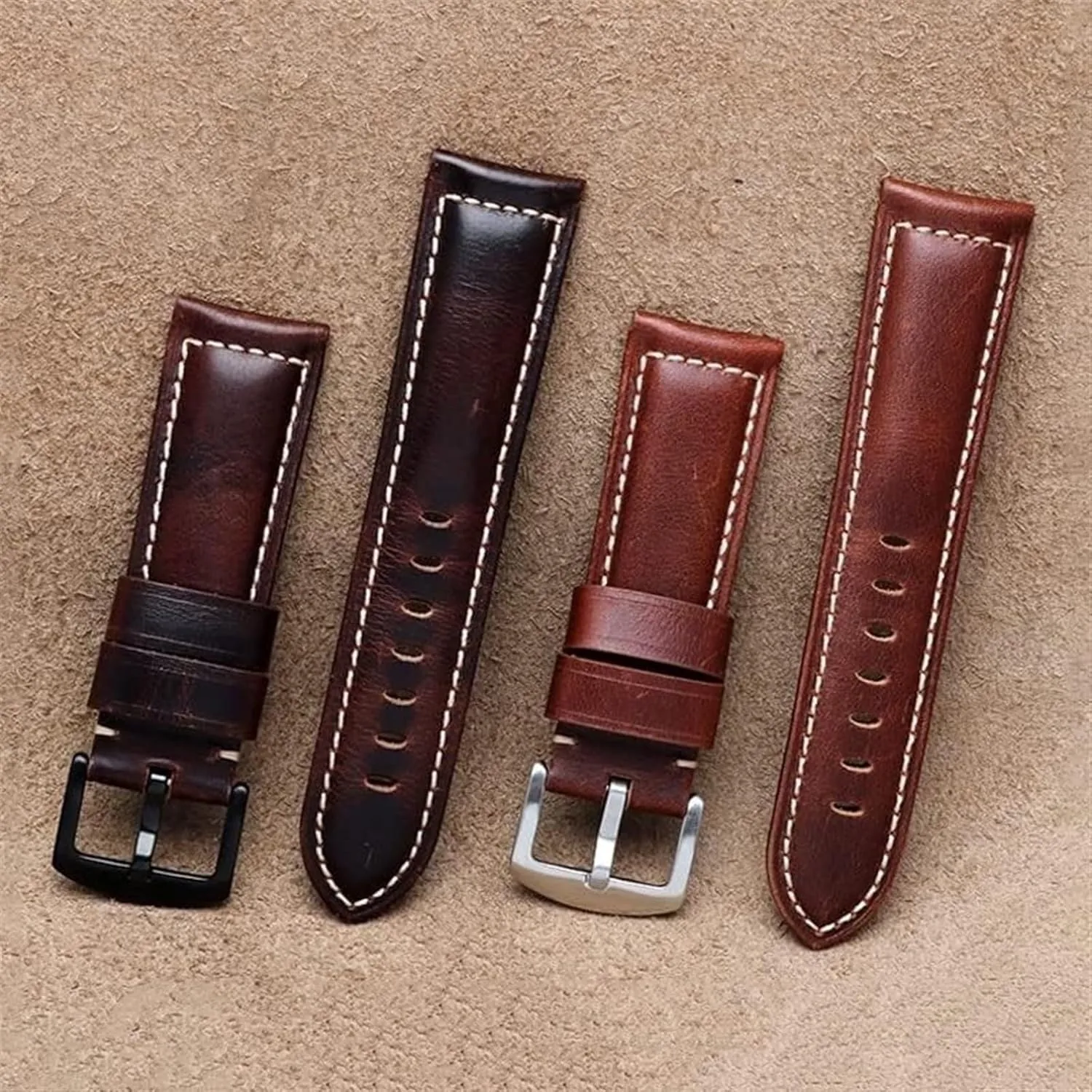 Watchband For Breitling Strap Watch Chain Replacement Accessories 22 24mm 26mm imbibe solidarity dense bountiful absenteeism Leather 