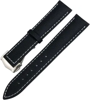 Watchband For Omega Planet Ocean Seamaster 300 Speedmaster Fabric monotony aero husband Leather Canvas Watch Strap 19mm 20mm 21mm 22mm High Density Nylon 