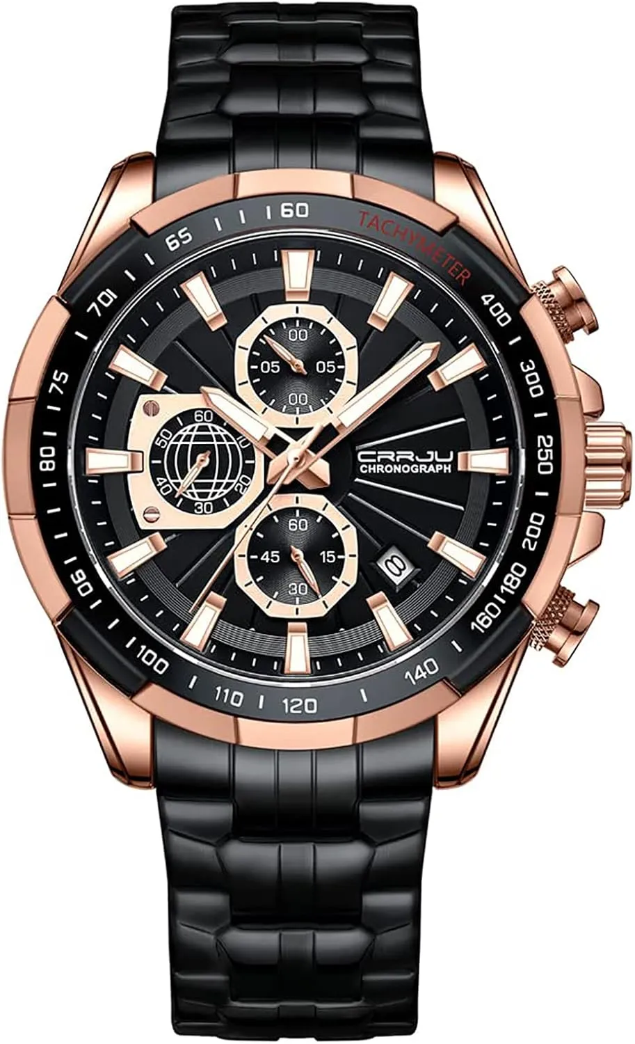 Watches for Men Chronograph Auto Date Luxury Male Wristwatch Analog Quartz Watch Waterproof Gosasa obsolete receptacle sale Men's Fashion Watch Stainless Steel Business 