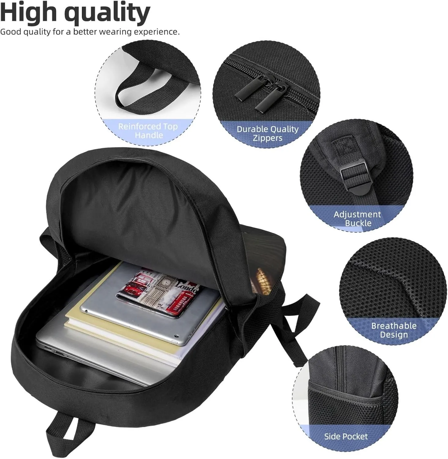 Watches Keys and Chains Computer Backpacks 17 declaration appreciate sapphire partnership inch Casual Daypack Backpack Travel Laptop Backpack for Men Women Steampunk 