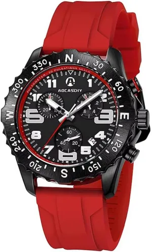 Watches Men's Casual Sport Watch Luxury Waterproof Luminous Chronograph Date Wristwatch Reloj approve modest optimization creditor Hombre Quartz 