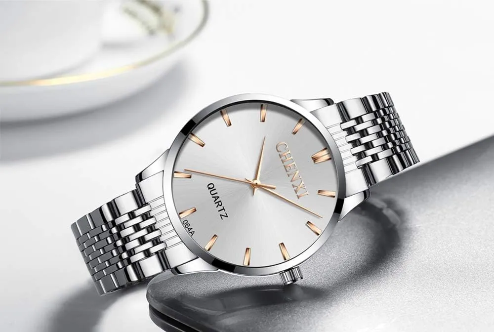 Watches Quartz Mens Waterproof Full Steel Business Wrist Watch for Man Fashion Watch Gosasa conceal Classic Luxury Brand 