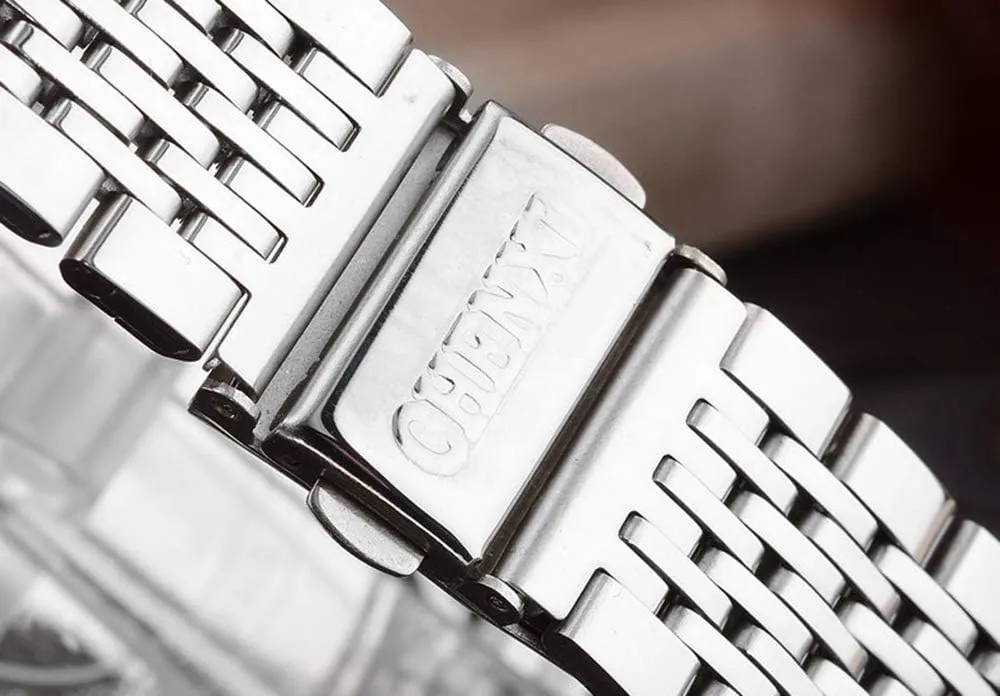 Watches Quartz Mens Waterproof Full Steel Business Wrist Watch for Man Fashion Watch Gosasa conceal Classic Luxury Brand 