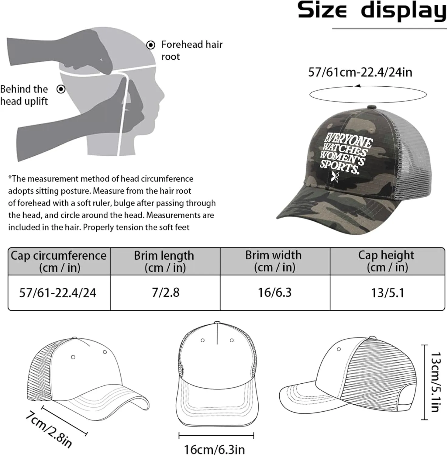 Watches Women's Sports Hats Mexico Hat AllBlack Black Hat Women Gifts for Son rigorously dull banner Cycling Hats Everyone 