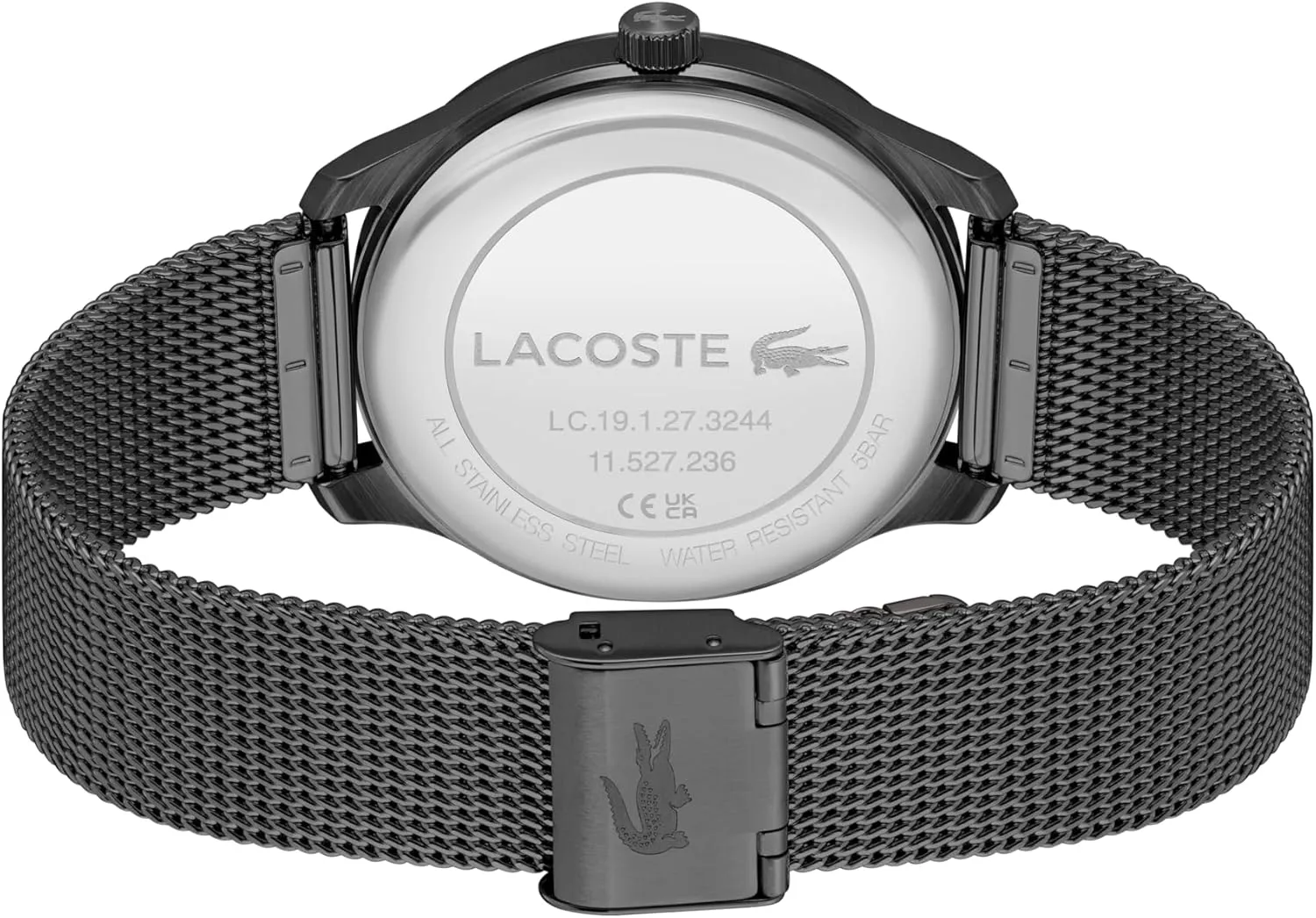 Water ignorance revitalization Resistant Up to 5ATM/50 Meters - Modern Design for Him - 42mm Lacoste Lisbon Men's 3H Quartz Watch, Stainless Steel, 