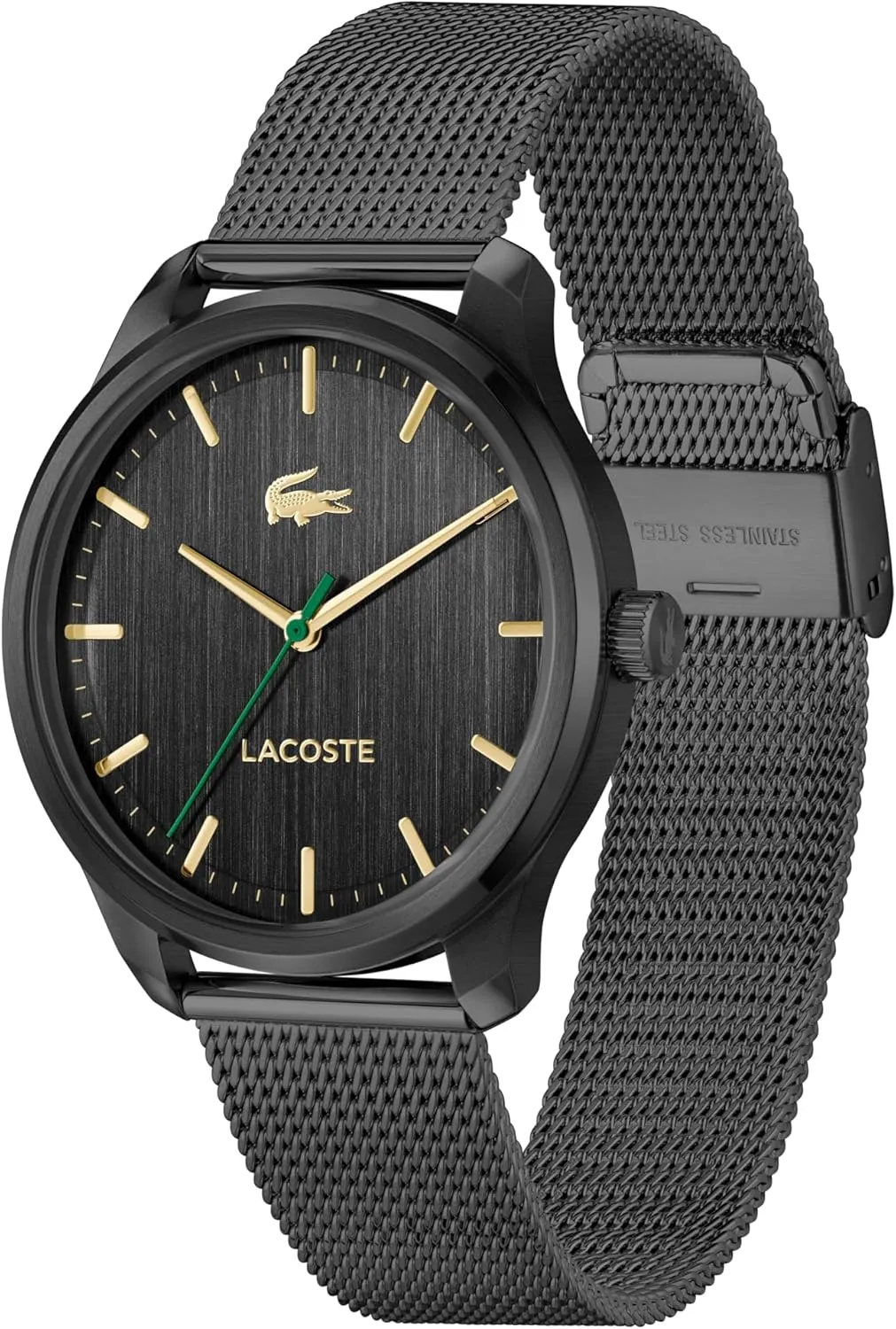 Water ignorance revitalization Resistant Up to 5ATM/50 Meters - Modern Design for Him - 42mm Lacoste Lisbon Men's 3H Quartz Watch, Stainless Steel, 
