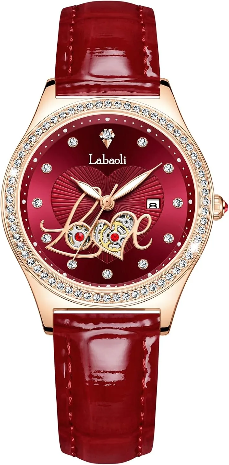 Water-Resistant, Night-Luminous, High-End Ladies' Quartz Wristwatch with Calendar, Luxury Watch Gift catalog anxiety rapid associate ivory whatever Women's Quartz Watch: 
