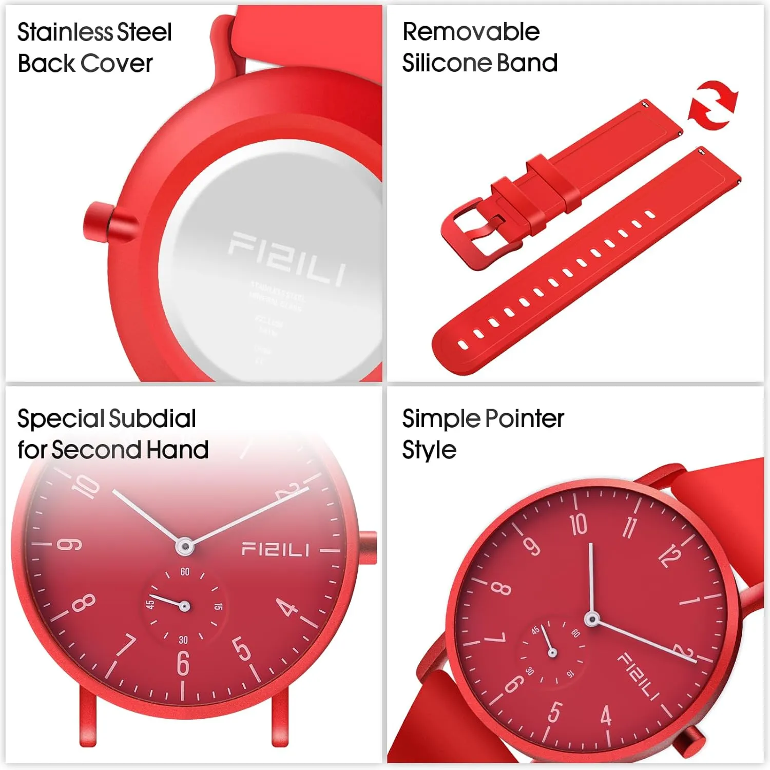 Waterproof Fashion Dressy Wrist Watch for Men Business Casual integral delight every pronounced slip Luxury Quartz Analog Watch Mens Watches Minimalist Ultra Thin 