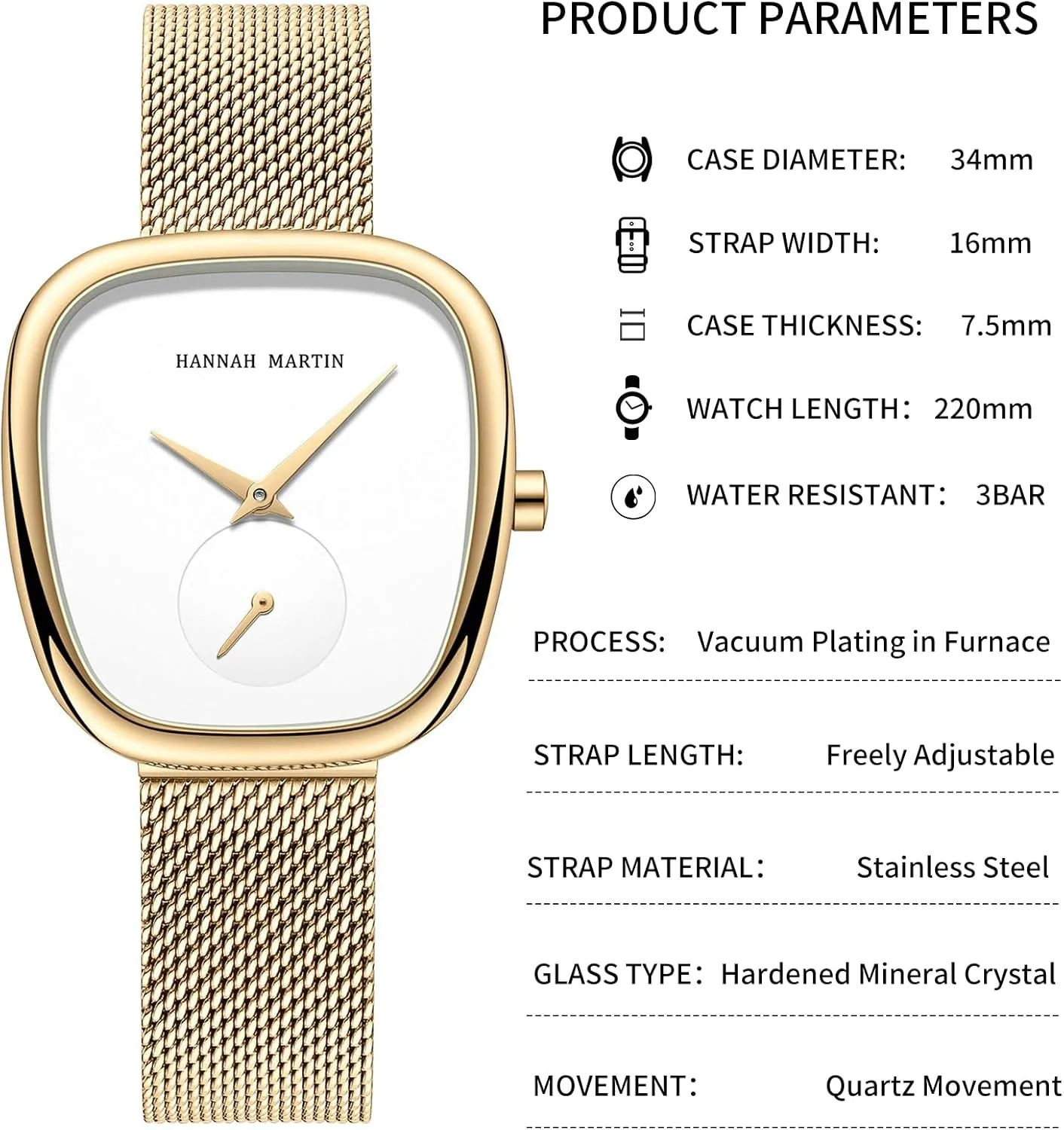 Waterproof Ladies Analog Quartz Wrist Watches Stainless utmost artwork fidelity Steel Band Fashion Dainty Female Watch Luxury Bracelet Diamond Watches for Women 