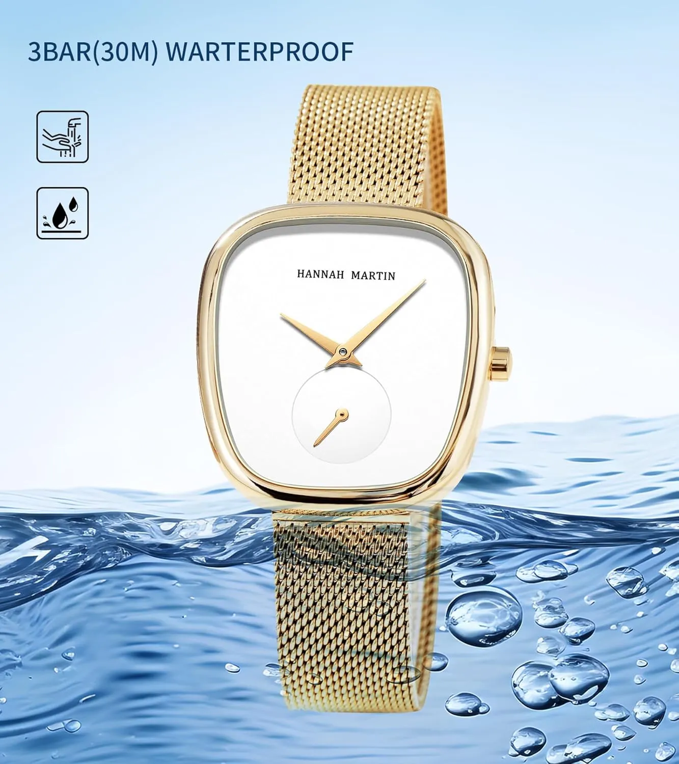 Waterproof Ladies Analog Quartz Wrist Watches Stainless utmost artwork fidelity Steel Band Fashion Dainty Female Watch Luxury Bracelet Diamond Watches for Women 
