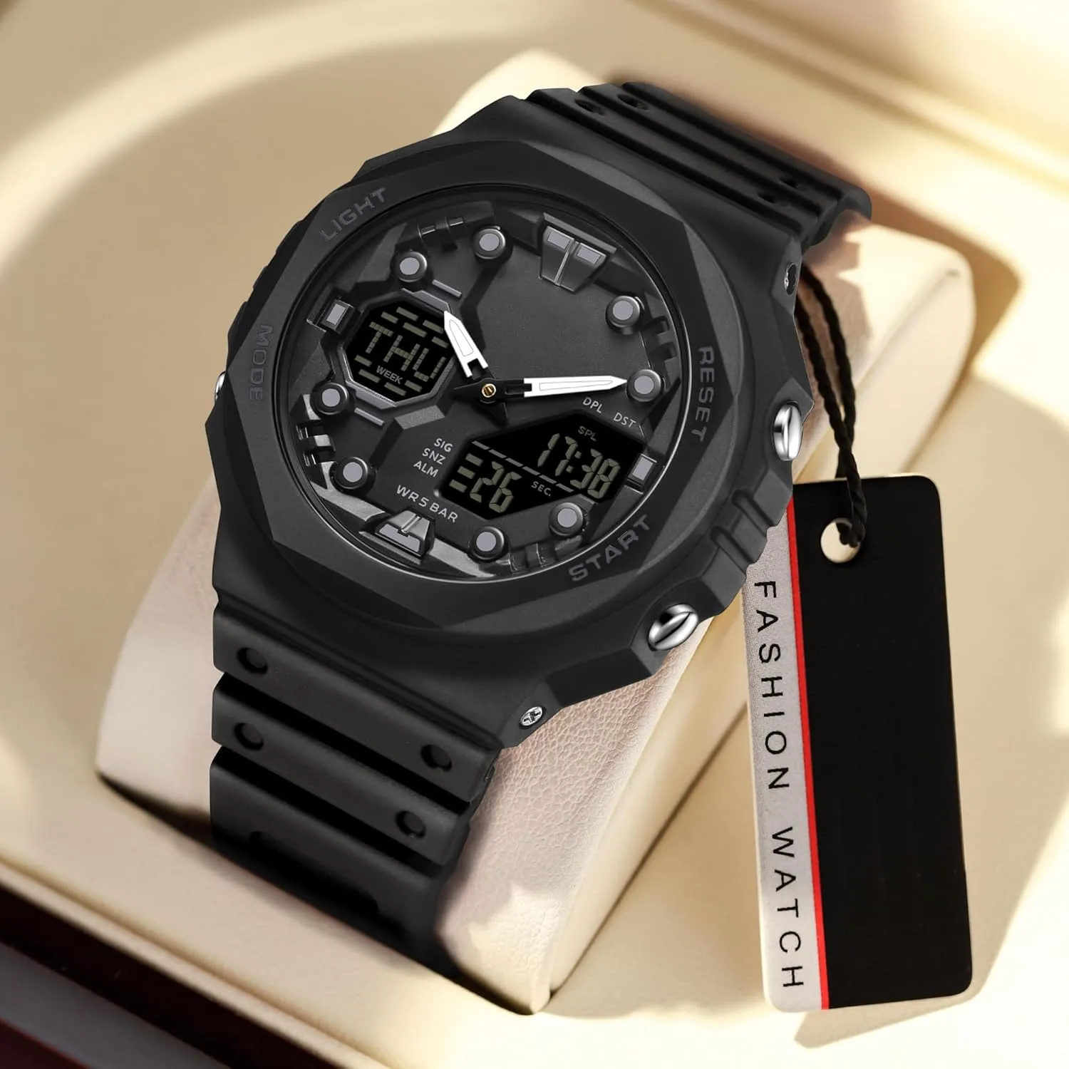 Waterproof Watch Outdoor Military Tactical Wrist Watch Analog Fashion Ladies Watches with LED Luminous Alarms Stopwatch Countdown Reloj para Mujer findtime octopus termite Women's Sport Watches Digital 