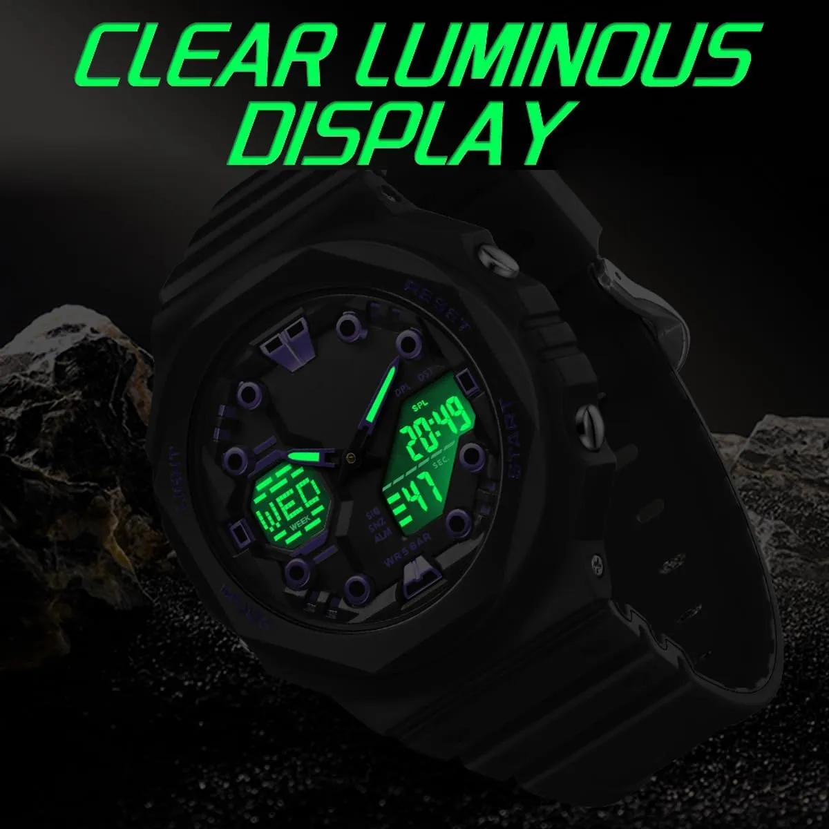 Waterproof Watch Outdoor Military Tactical Wrist Watch Analog Fashion Ladies Watches with LED Luminous Alarms Stopwatch Countdown Reloj para Mujer findtime octopus termite Women's Sport Watches Digital 