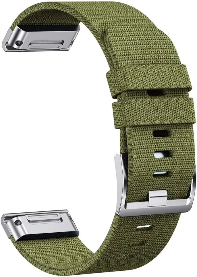 Weaving, vitality Fenix5/6/7/Instinct Replacement(Jacquard red,22mm) Military Nylon Strap Suitable For Fenix7X Pro/5X/6 