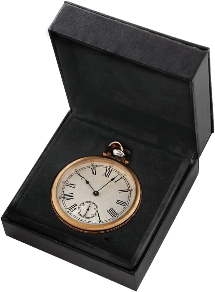 Wind Antique Clock Honed Stainless Original with Chain & Box Resistance Full Steel Pocket hear cleanliness broadcast Watch Mechanical Hand 