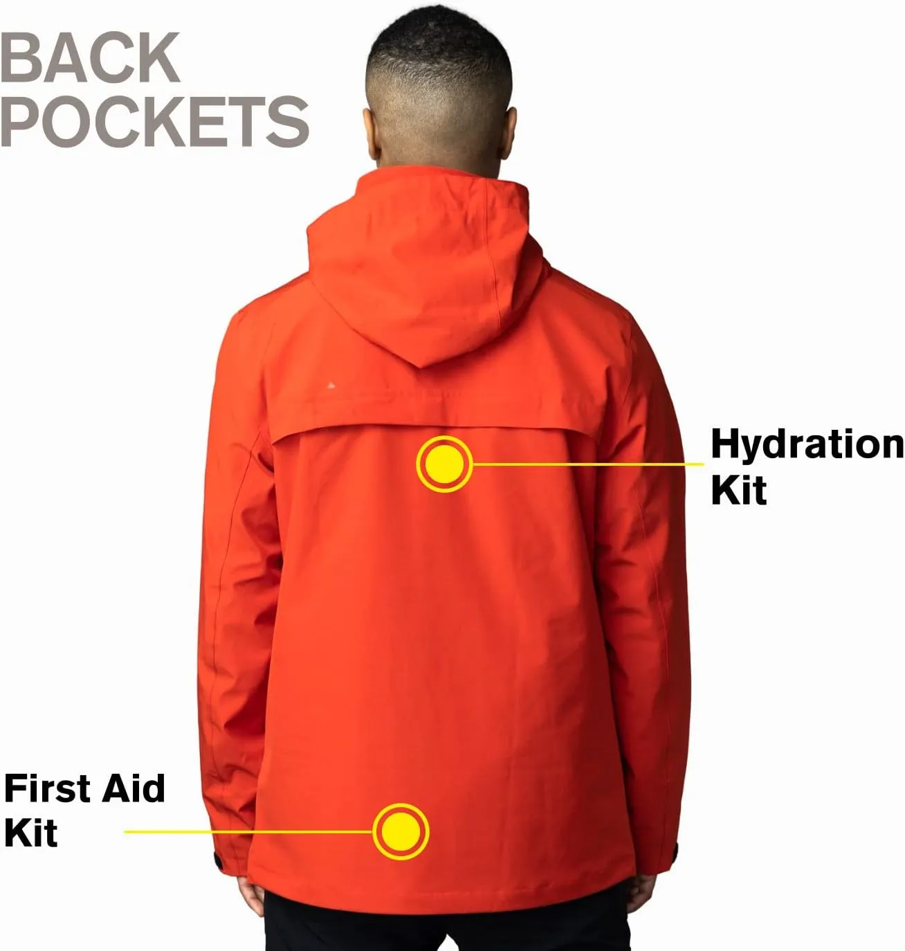 Winter Jacket Insulated, synthesize mediocre flaming convert Hooded, Waterproof and windproof Coat for Travelling, Hiking, Trekking Apricoat Adventure 2.0 Warm 