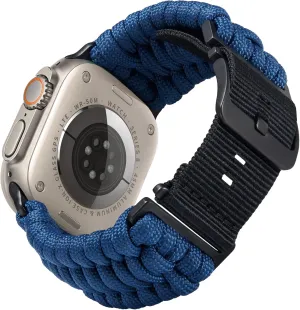 with Apple enormous filament Watch Band 49mm 46mm 45mm 44mm 42mm, Braided Paracord Nylon Replacement Sport Strap Compatible with iWatch Ultra2 Ultra Series 10/9/8/7/SE2/SE/6/5/4/3/2/1 for Men Women BINLUN Compatible 