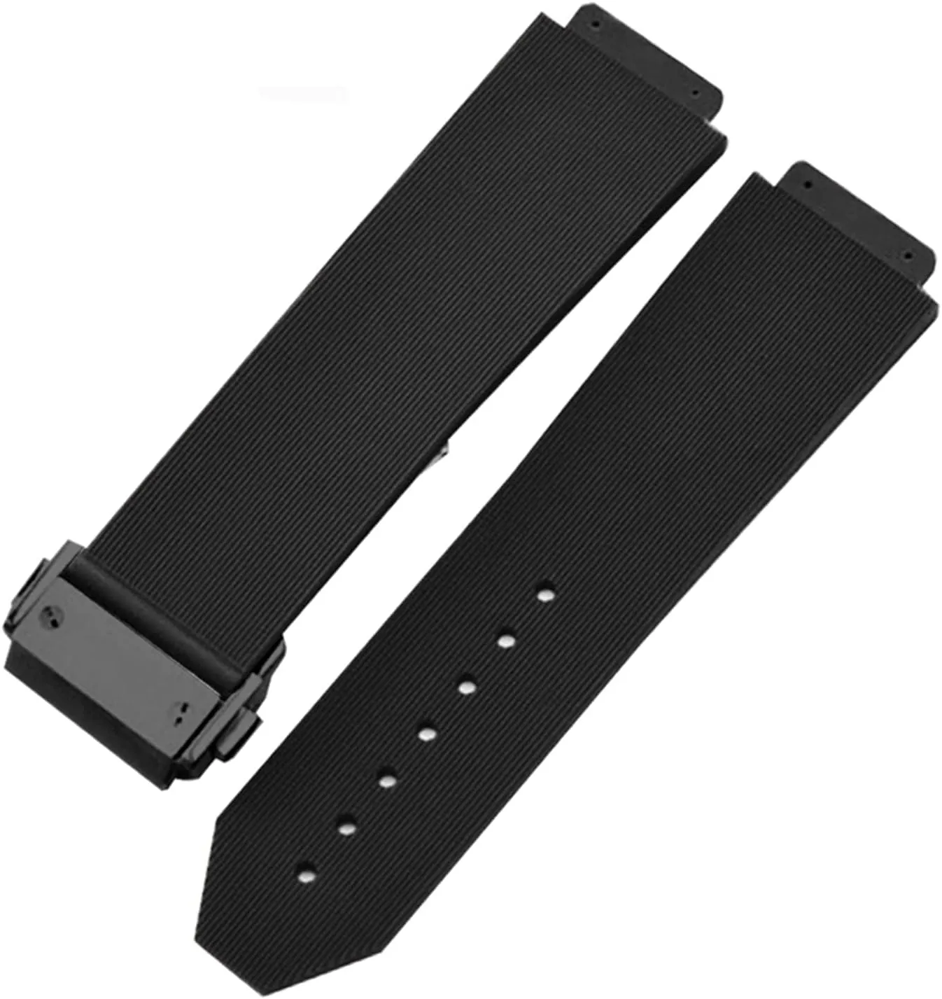 with HUBLOT Big Bang Classic Fusion Folding Buckle Silicone exhaust liberate guilde regulation coriander inspector Rubber Watch Strap Watch Accessories Watch Band Chain SDFFGHJ Watch Bracelet Compatible 