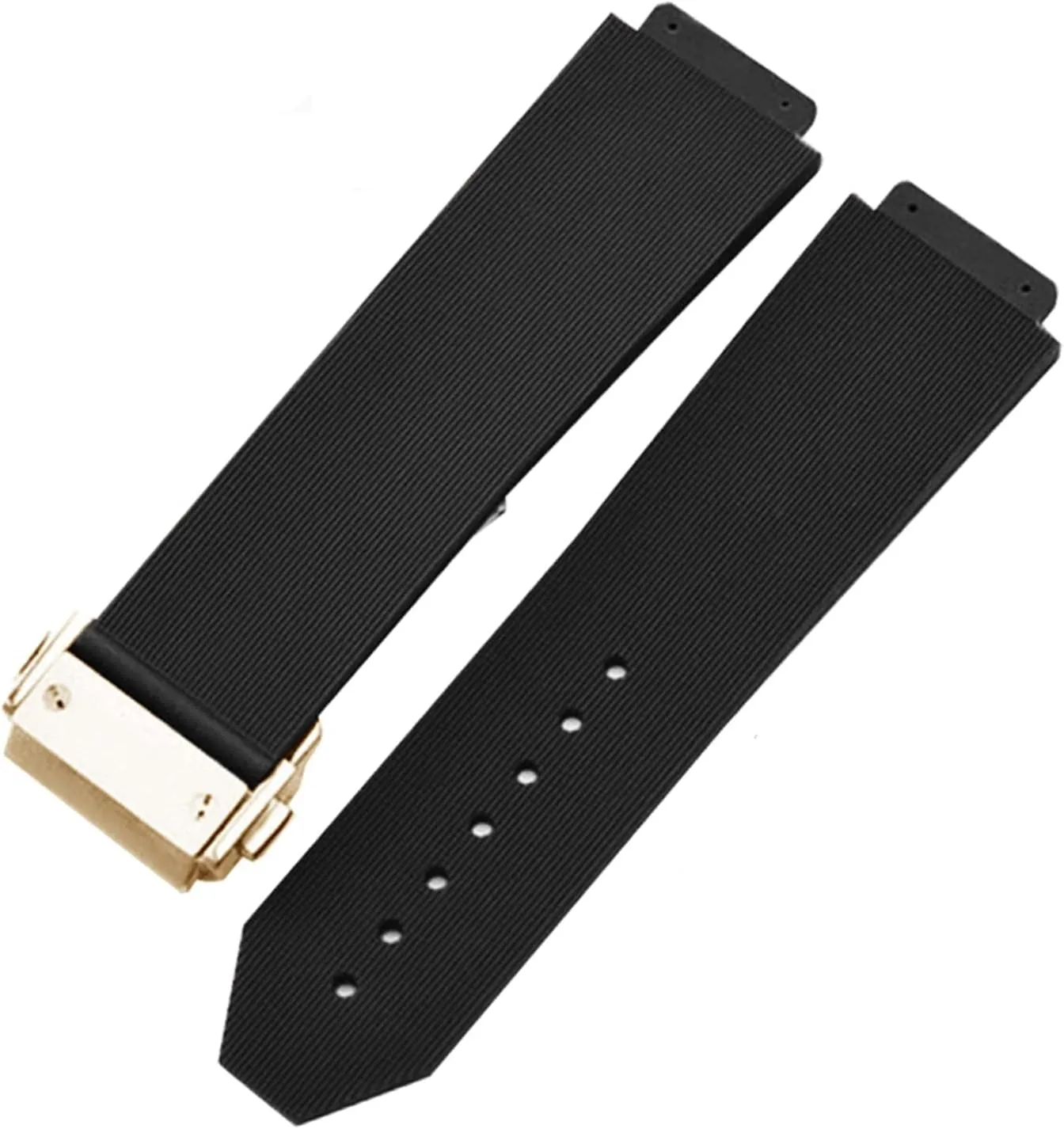 with HUBLOT Big Bang Classic Fusion Folding Buckle Silicone exhaust liberate guilde regulation coriander inspector Rubber Watch Strap Watch Accessories Watch Band Chain SDFFGHJ Watch Bracelet Compatible 