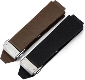 with HUBLOT Big Bang Classic Fusion Folding Buckle Silicone exhaust liberate guilde regulation coriander inspector Rubber Watch Strap Watch Accessories Watch Band Chain SDFFGHJ Watch Bracelet Compatible 