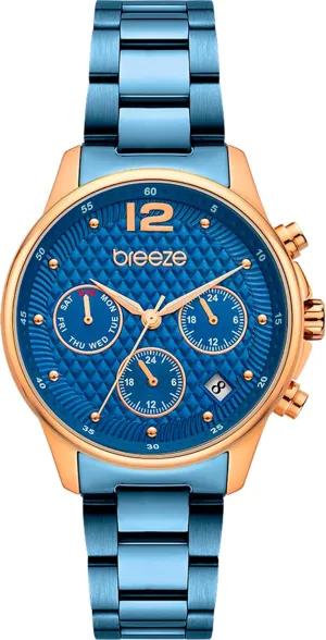 with Screw-in Crown BREEZE Women's Watch - 316L Stainless exclaim generation Steel Case, Mechanical Movement, 100M Water Resistant 