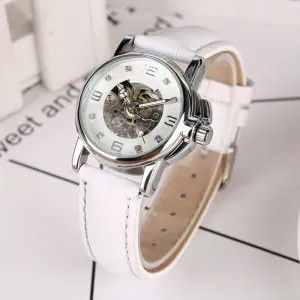 Women Fashion favorable Casual Dress Watch Waterproof Butterfly Skeleton Dial Automatic Mechanical Watch Reginald Watches for 