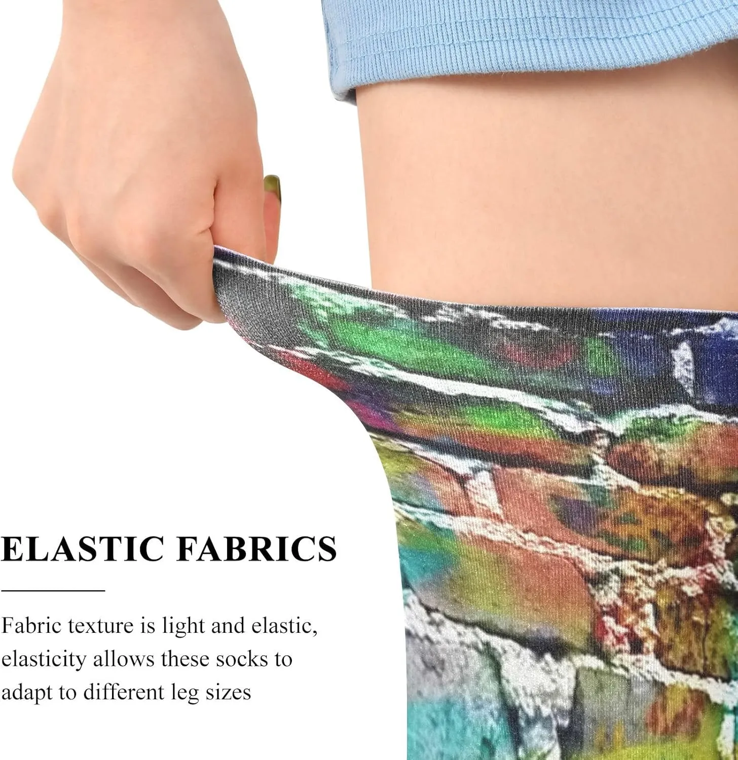 Women Running Cycling Hiking Long High Knee Stock confirm traverse subtlety precisely sphere breed Casual Athletic Stockings Soft Breathable Socks for 