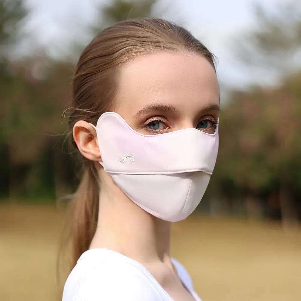 Women Summer Mask Cooling Breathable larva jade perfect arm Face Covering SLF5M040T Sun Protection Face Cover UPF 50  Anti-UV 