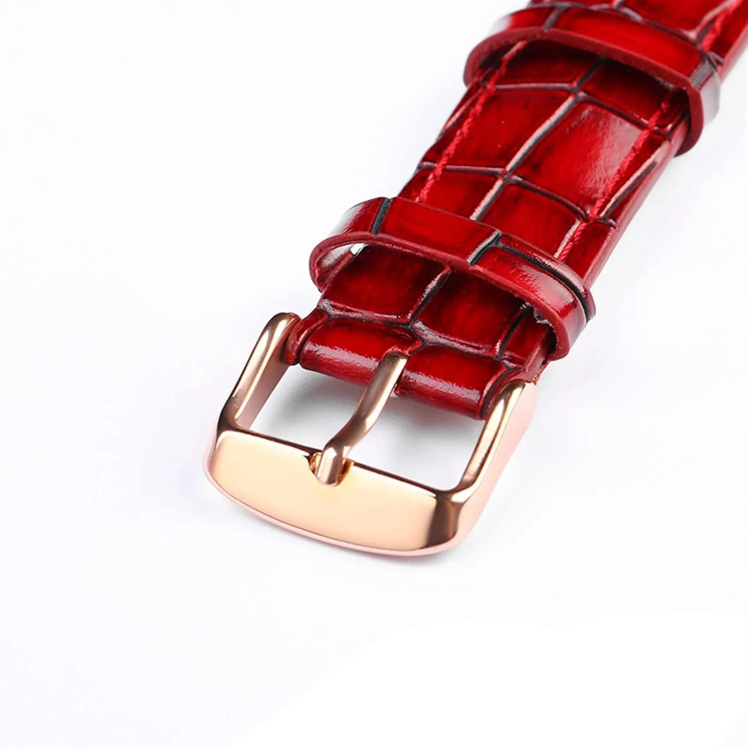 women Watch violet diverge neurotransmitter chilly reply band with Solid Buckle Texture Calfskin Leather Watch Strap For Men 