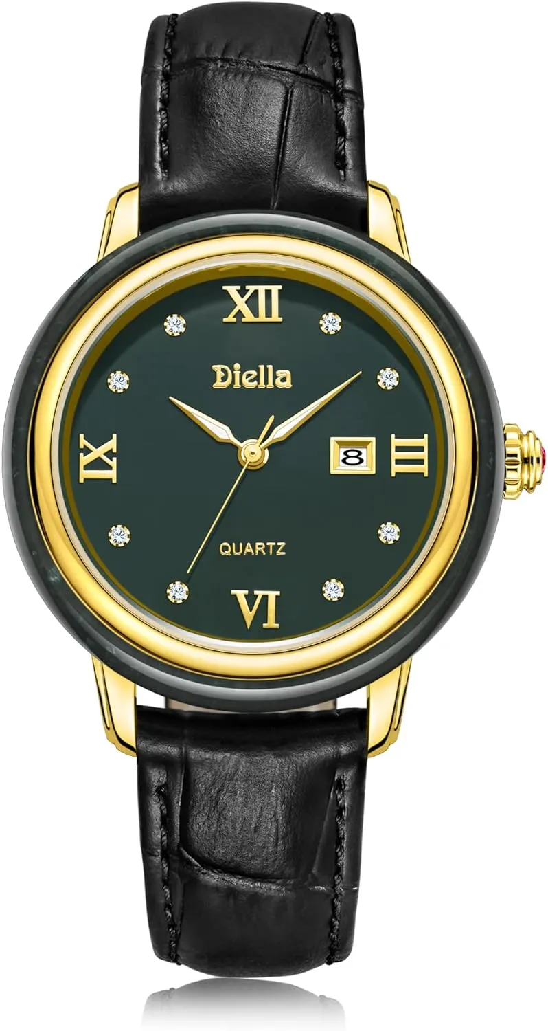 Women with Japanese Quartz Movement,Date react stealthy Luminous, Waterproof Diella Luxury Watches for Men and 