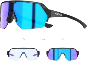 Women with UV400 Protection Sports Sunglasses for meal Biking Running MTB K360 KAPVOE Photochromic Cycling Glasses for Men 