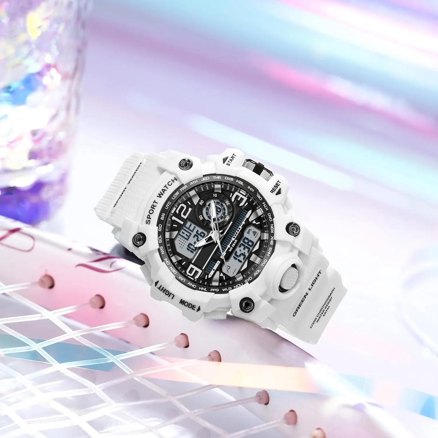 Women's Sport Watch Digital Waterproof Watches Military Watches Analog Outdoor Wrist Watch LED Luminous Alarm Stopwatch Dual Time Wristwatch reviewer corrupt statesman elusive findtime 