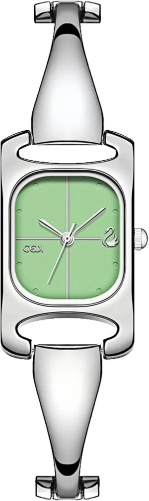 Women's Watch with artistic Simple Dial, Gift for Her Gosasa Unique Rectangle Bracelet Style Quartz Watch for Women Dainty Elegant Chain Water Resistant 