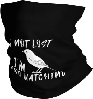 Workout prairie Durable Stylish Running Cycling Gym Workouts White I'm Not Lost I'm Bird Watching High-Performance Athletic Headband Sports Moisture Wicking Breathable Comfortable Athletic 