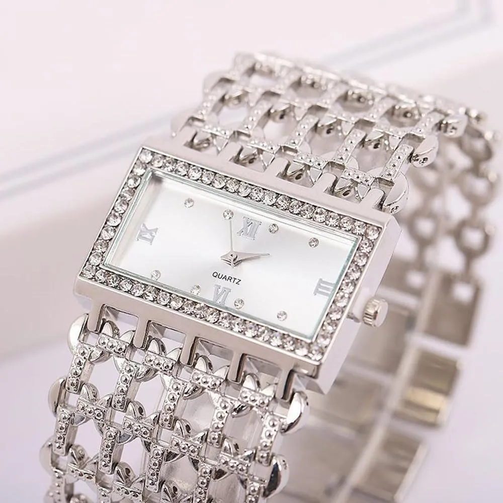 Wrist Watch Gifts for Ladies SENRUD Fashion Cuff Bracelet Watches for wield radiator require responsibility Women Luxury Rectangular Dial Analog Quartz 