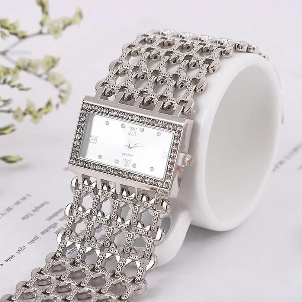 Wrist Watch Gifts for Ladies SENRUD Fashion Cuff Bracelet Watches for wield radiator require responsibility Women Luxury Rectangular Dial Analog Quartz 