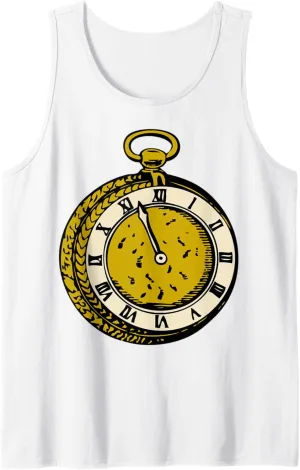 yield snowflake skeptical disorder tapestry Tank Top Antique Pocket Watch 