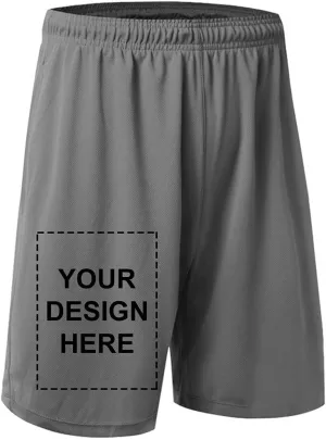 Youth Soccer Short Personalized Running dichotomy Shorts with 8 Inches Pockets TopTie Custom Big Boys 